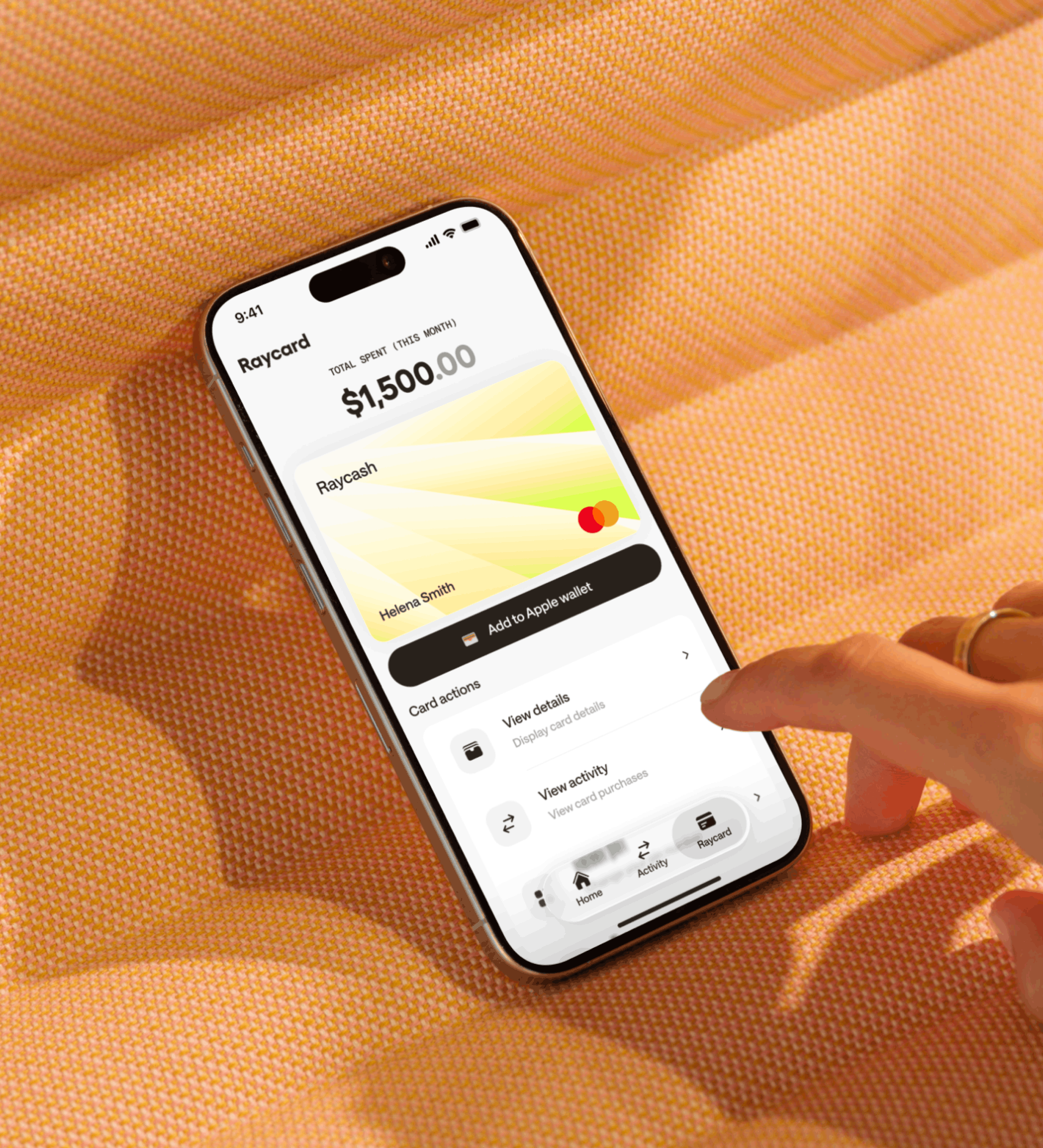 Spend by card